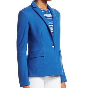 Rag & Bone Lexington 100% Wool Blazer Jacket Blue Size 2 Designer Minimalist